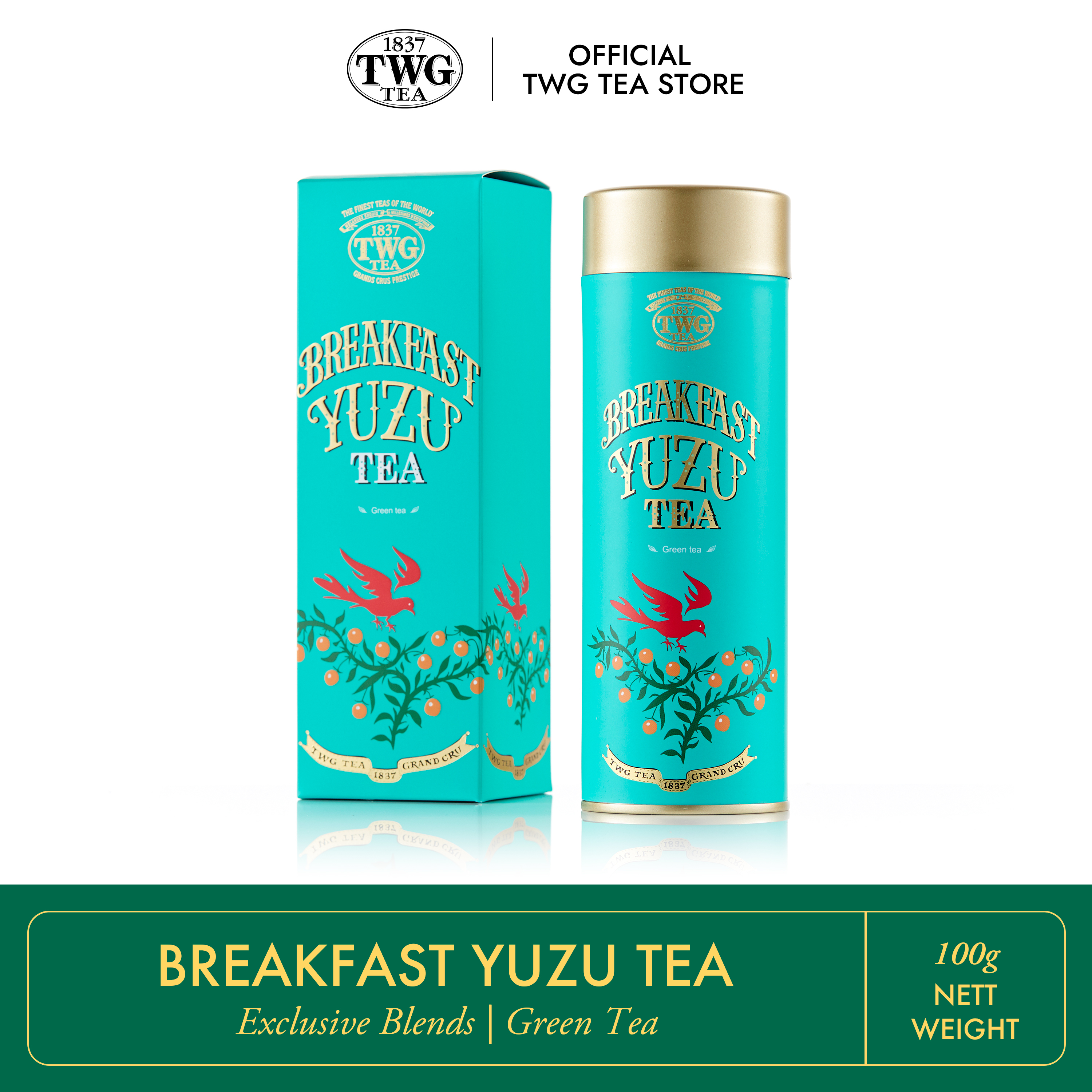 Trà TWG Tea - Breakfast Yuzu Tea (100g) | Trà Xanh