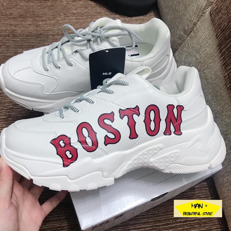 (free ship + SALE CỰC SỐC) Giày thể thao MLB BIG BALL CHUNKY P boston