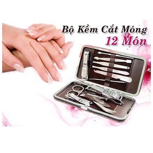 Bộ bấm móng tay 12 món tiện dụng