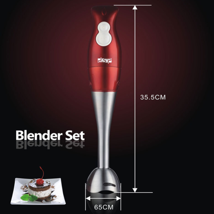 Máy xay sinh tố cầm tay 4 trong 1  nhãn hiệu DSP KM1004, công suất 200W tích hợp cả xay thực phẩm và rau quả