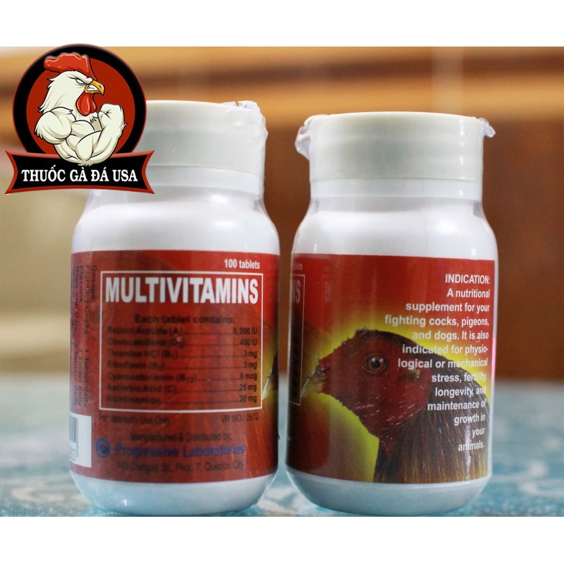 [HCM]Nuôi Gà Đá Multivitamins -  Gà Đá Usa