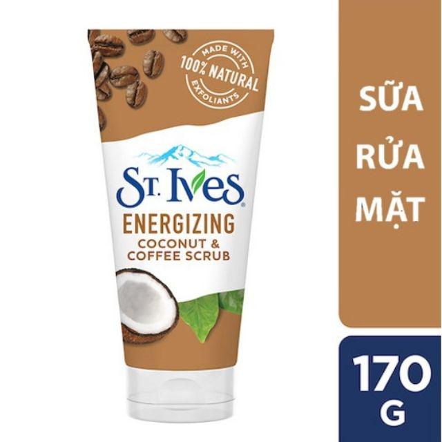 [HCM]Sữa rửa mặt St.Ives dừa và cà phê 170g