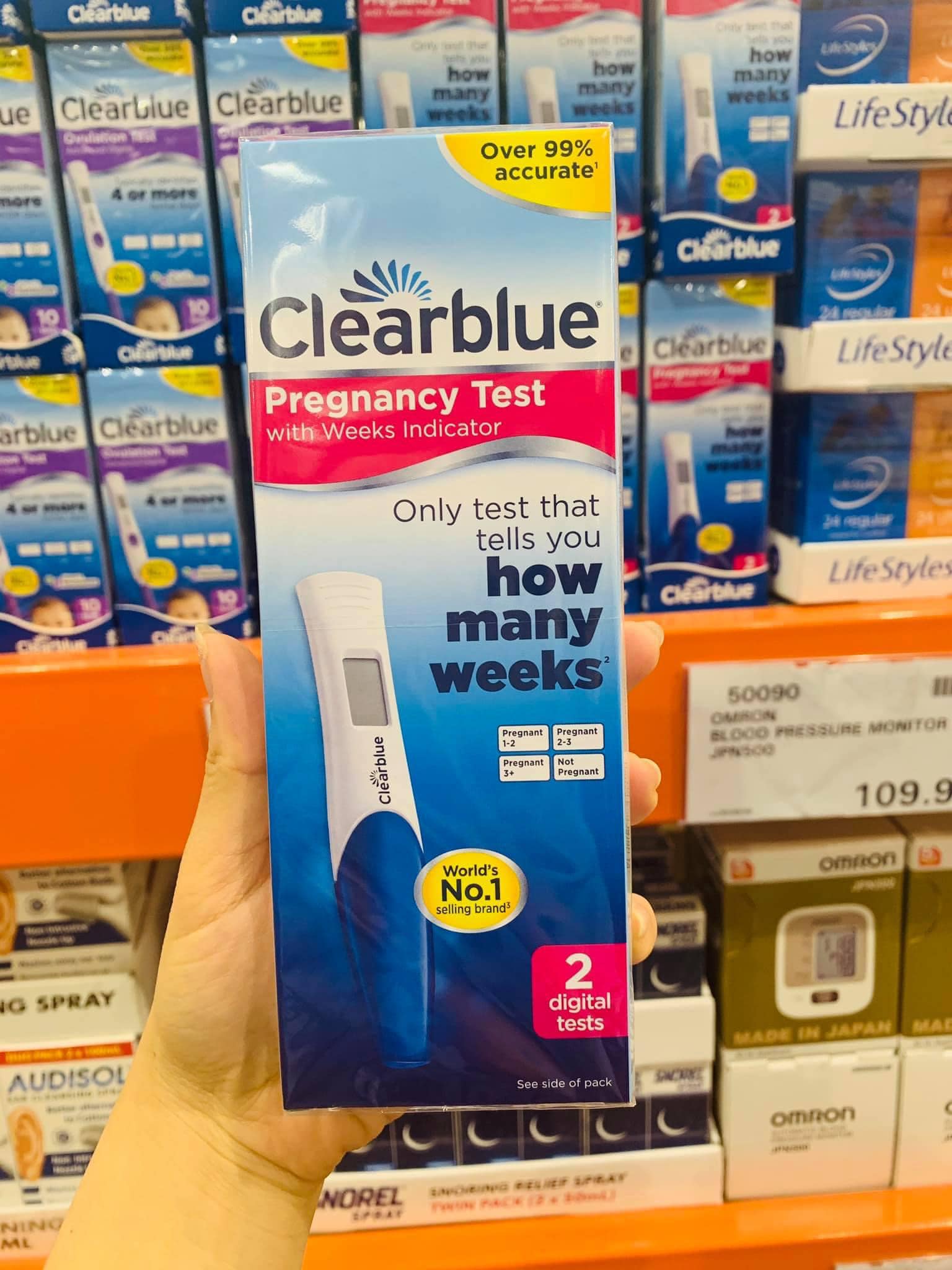 QUE THỬ THAI CLEARBLUE How Many Weeks