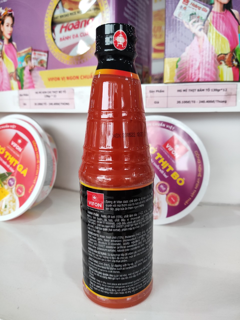 Tương ớt Vifon 500g (Vị cay bùng nổ)