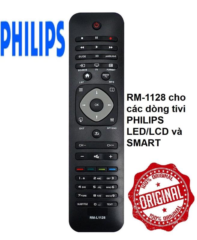 Bảng giá Remote điều khiển tivi PHILIPS RM-L1128 cho tất cả các dòng tivi PHILIPS