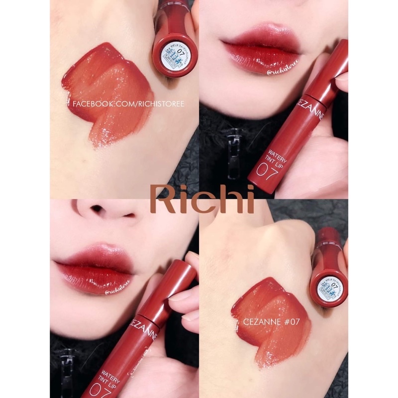 Son môi tint bóng Cezanne Water Tint Lip Nhật Bản