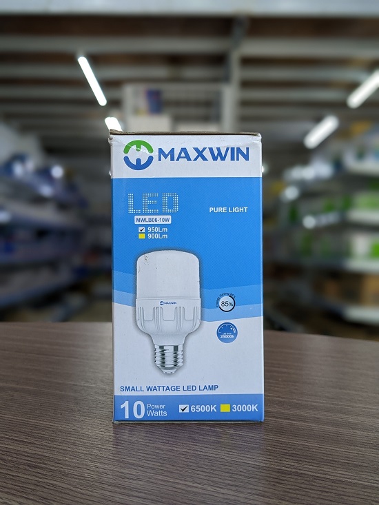 Bóng đèn Led trụ Maxwin ánh sáng trắng, vàng