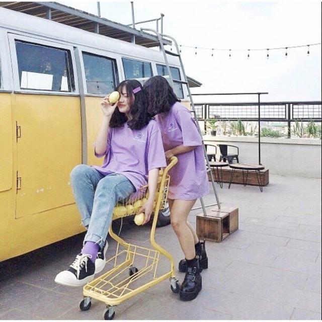 Áo phông tím vũ trụ Love HSU0719