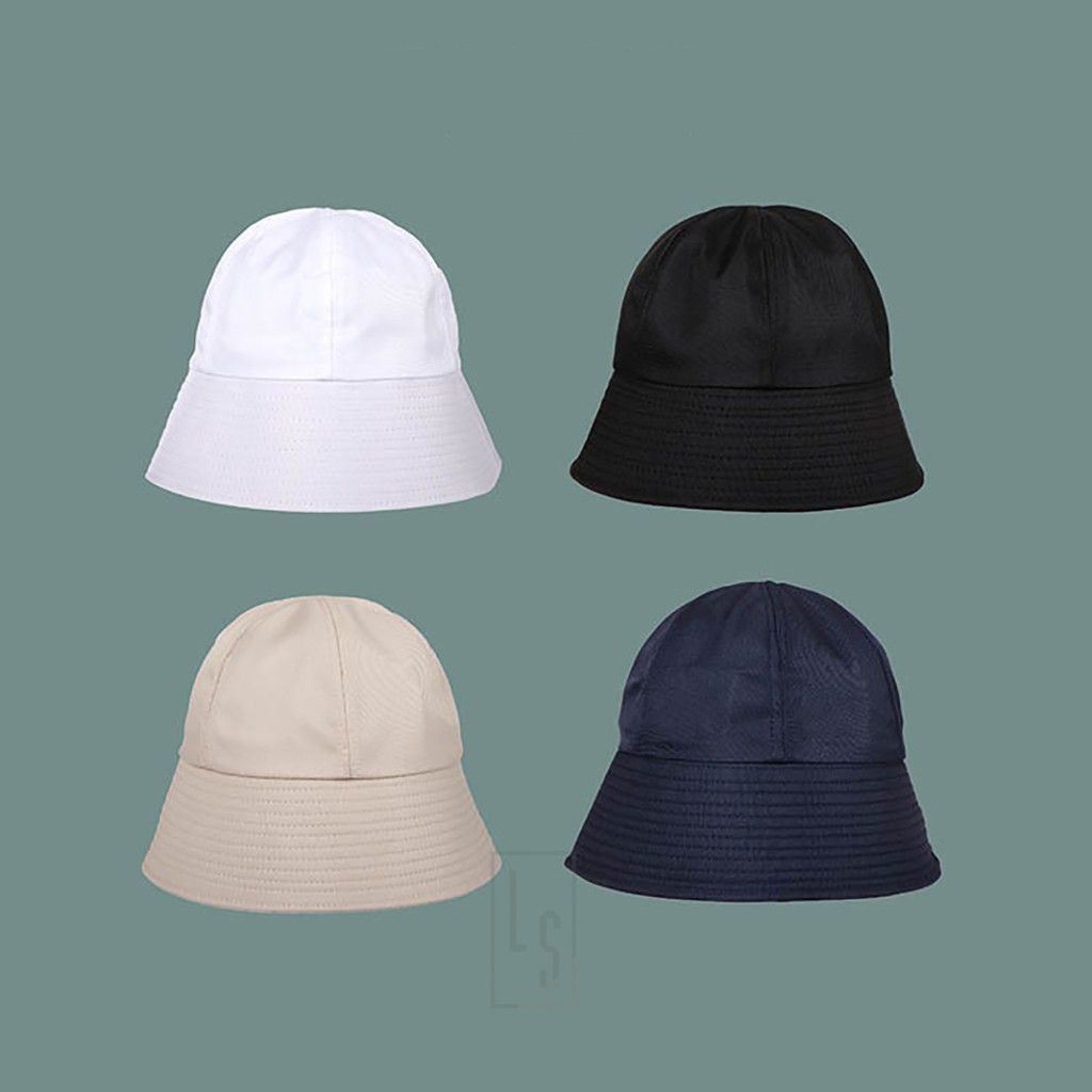 Nón bucket sụp - mũ bucket vành cụp trơn basic