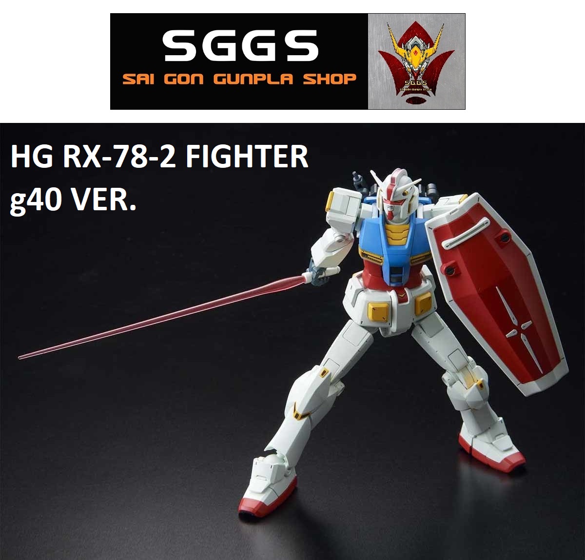 Mô Hình Lắp Ráp HG RX-78-2 Gundam G40 DABAN