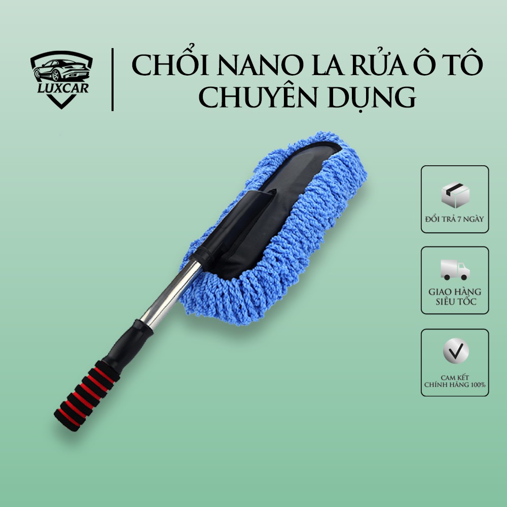BÁO GIÁ Chổi Lau Xe Microfiber | Shopee Lazada Sendo Tiki mới nhất 20 Chổi lau rửa ô tô,xe máy LUXCAR | Hàng loại 1,chất liệu MICROFIBER thiết kế thông minh