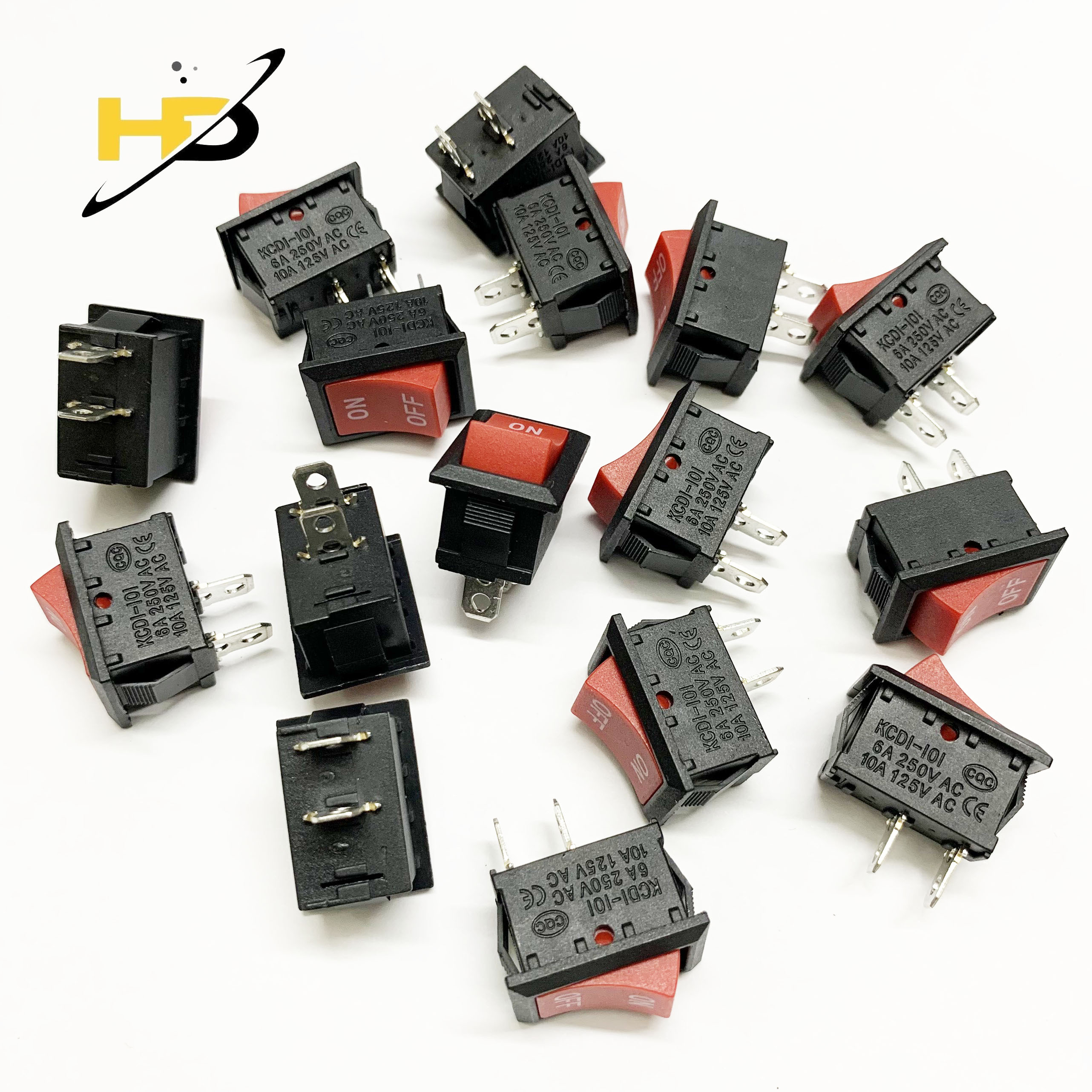 Combo 3 Chiếc Công Tắc Bập Bênh 6A 250VAC 2 Chân-Contact ON/OFF