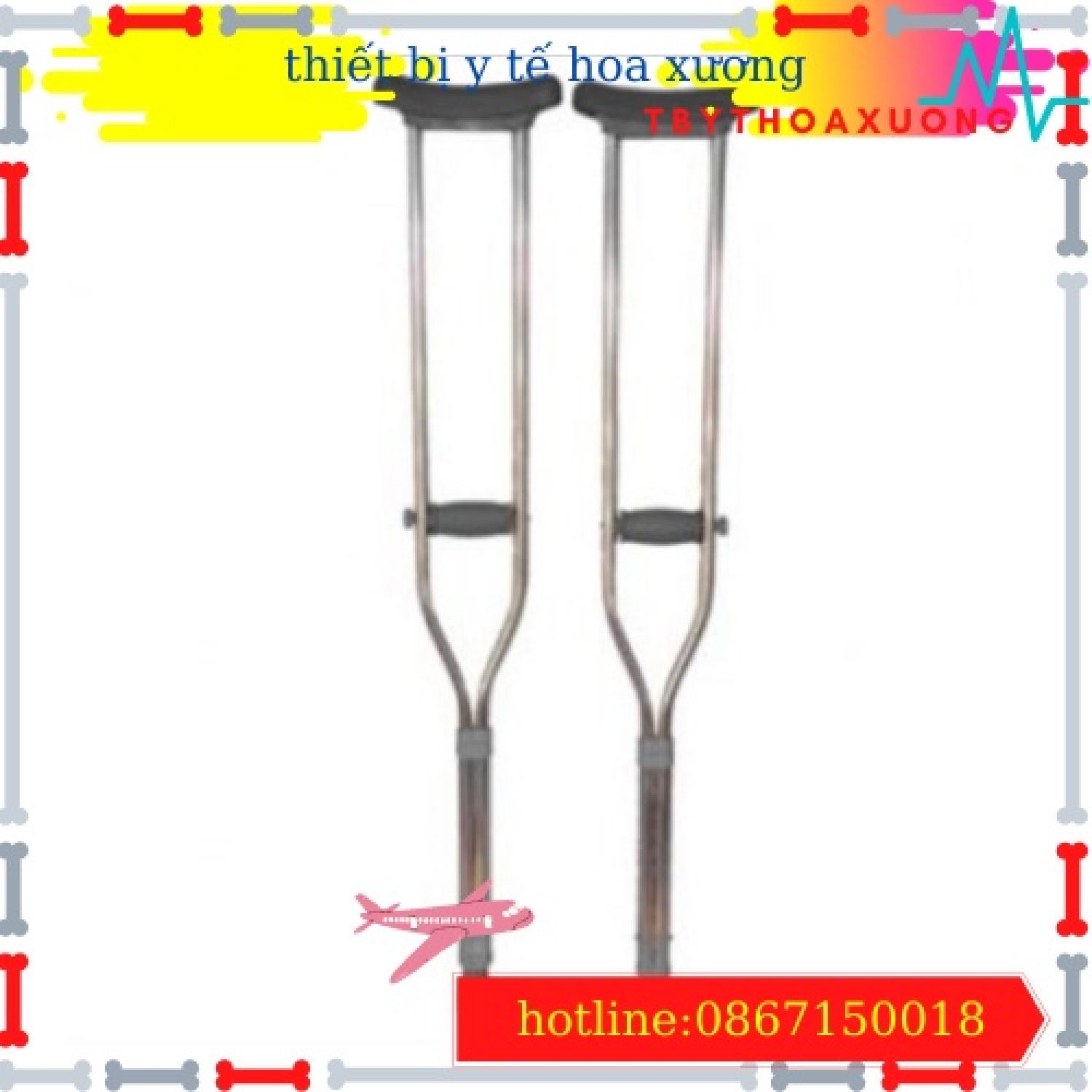 Đế Nạng Cao Su Thay Thế Cho Nạng Inox Việt Nam