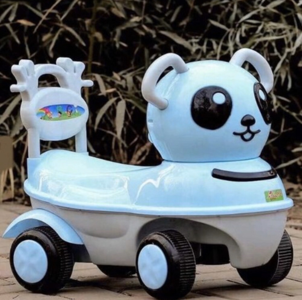 Xe chòi chân gấu trúc cho Bé có nhạc, đèn