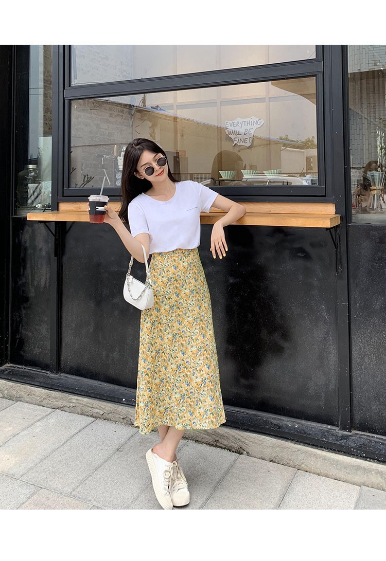 [HCM]CHÂN VÁY HOA NHÍ TIGOON DỊU DÀNG Phong Cách Hàn Quốc Cực Hot