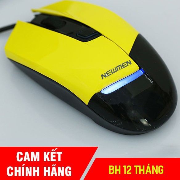 CHUỘT VI TÍNH NEWMEN G10 PLUS (VÀNG - ĐEN)