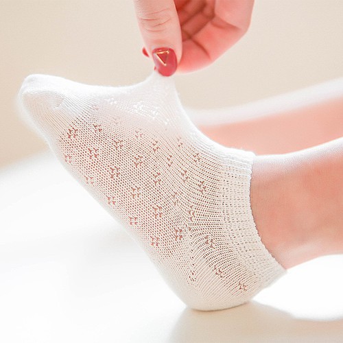 Sét 5 Đôi Tất Lưới Cho Bé ngắn cổ loại mỏng