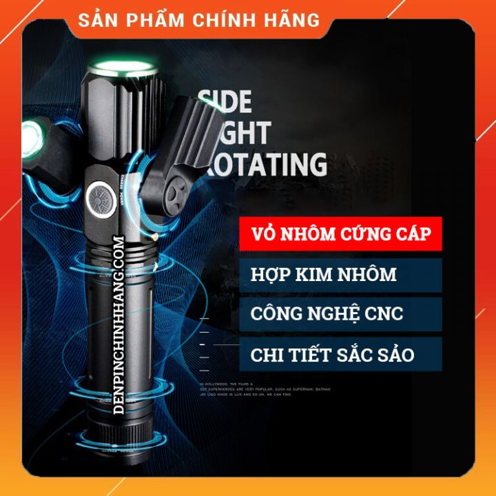 Đèn bin siêu sáng led 3 chế độ - đèn pin siêu sáng