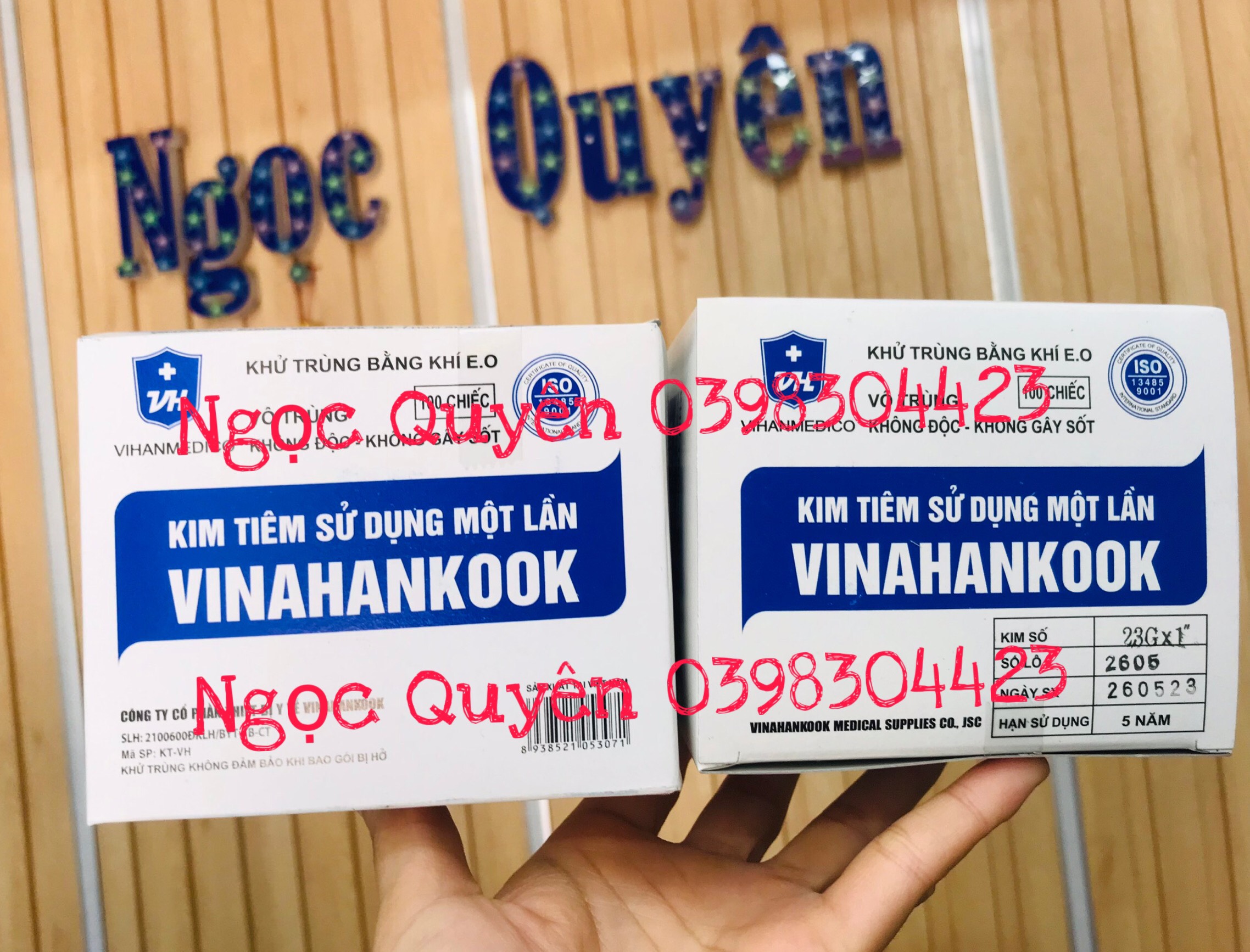 Đầu Kim Tiêm 23G x1 Vinahankook