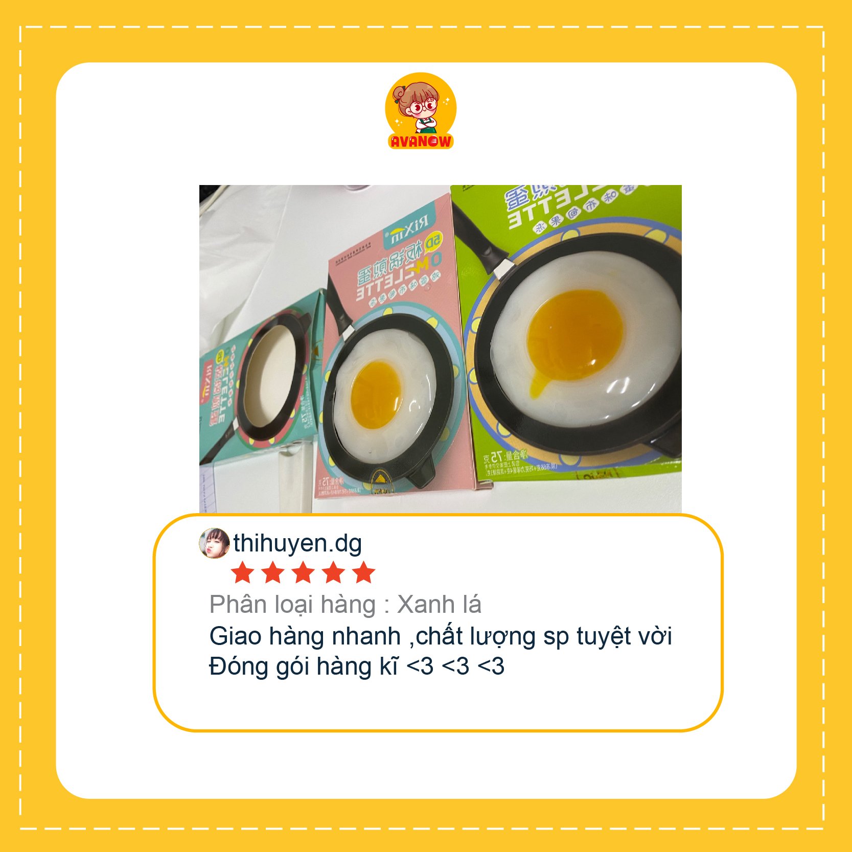 Pudding chảo trứng chiên Rixin Omelette 🍣 Avanow 🍣 3 màu 75g