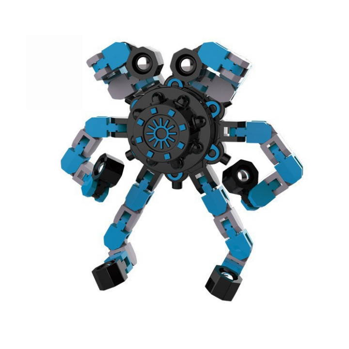 Con quay spinner robot biến hình thông minh cho bé