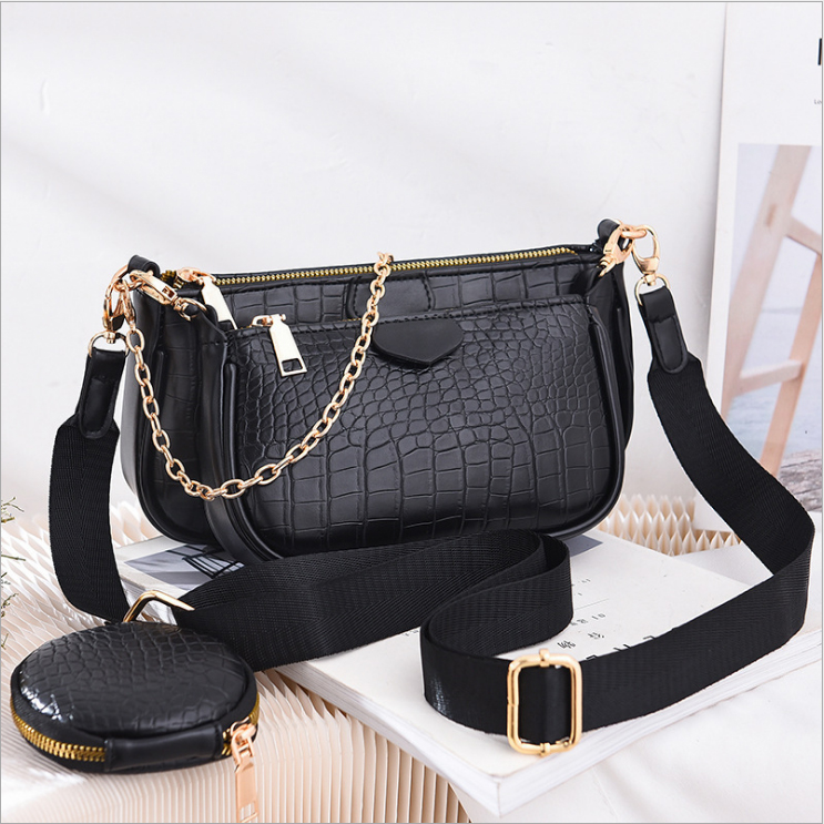 TÚI ĐEO CHÉO SET BỘ 3 DA VẰN CÁ TÍNH