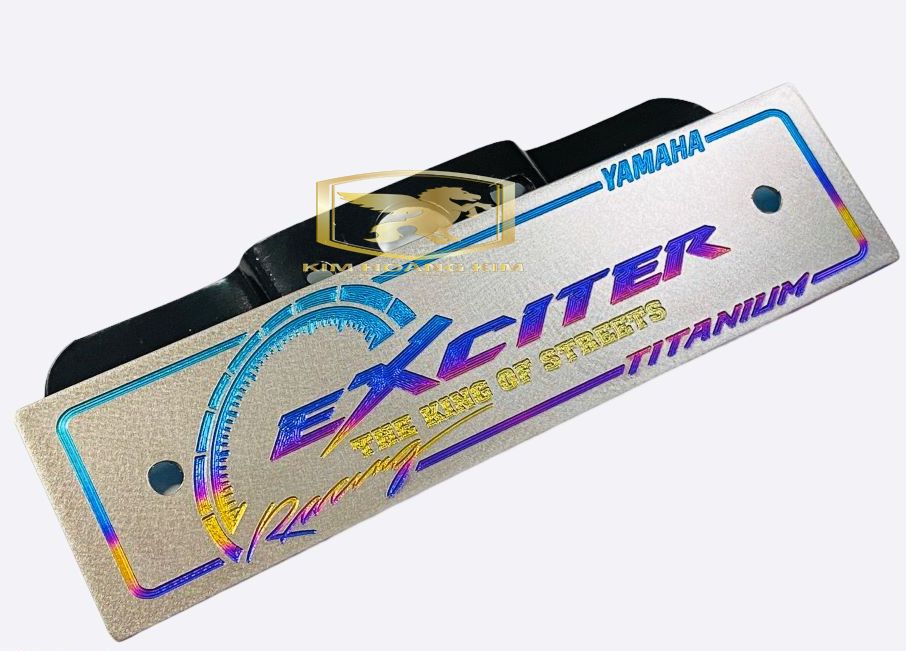 Bảng tên TITANIUM 3D dành cho EXCITER (100% TITAN)