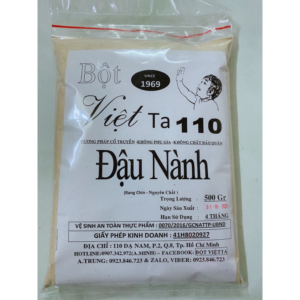 Bột đậu nành bột việt ta
