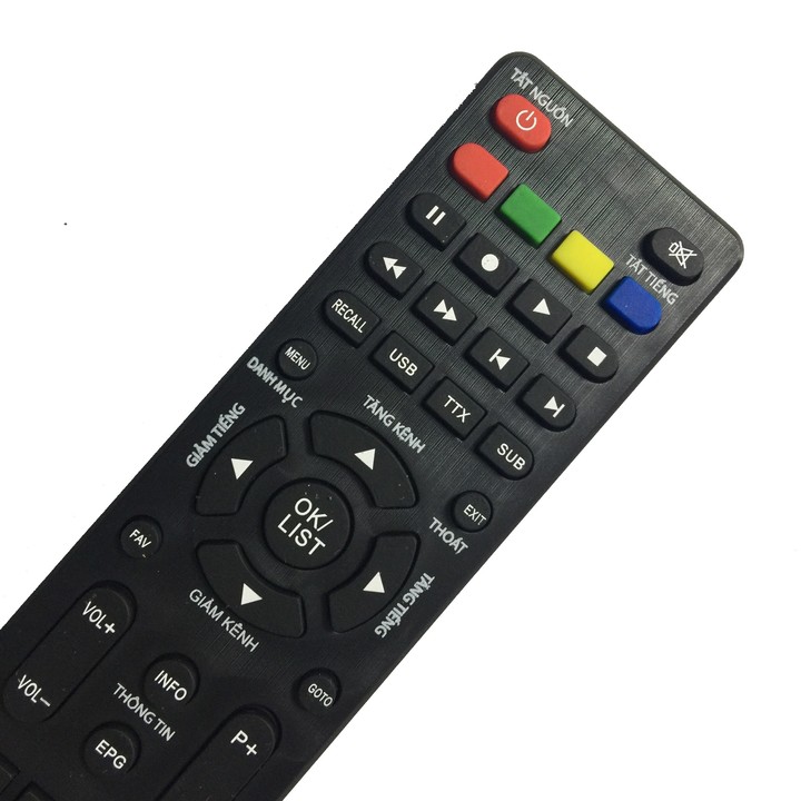 Điều khiển đầu thu mặt đất TOP T2 - Remote đầu thu TOPT2