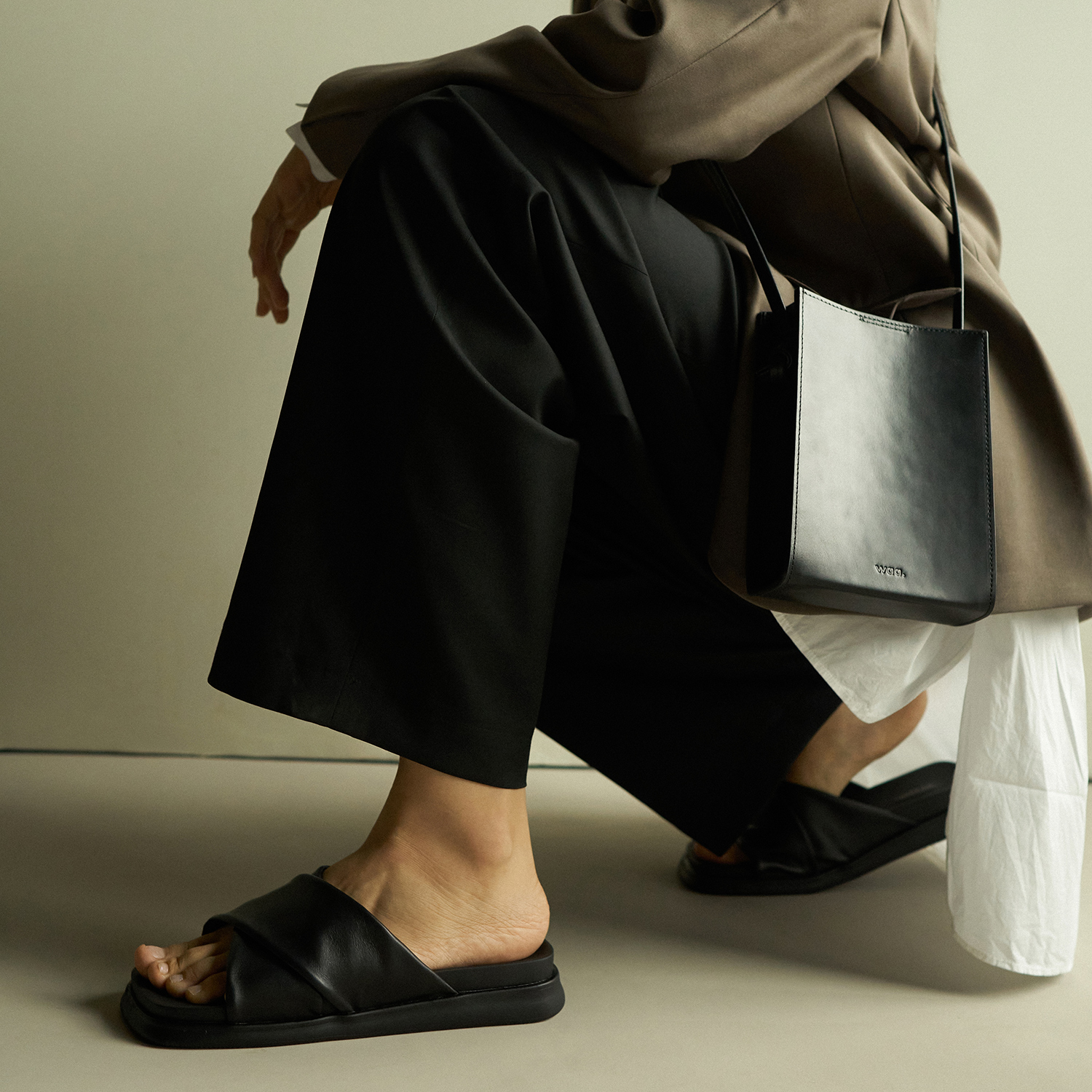Waa. Knót Bag Túi Đeo Chéo Da Thật
