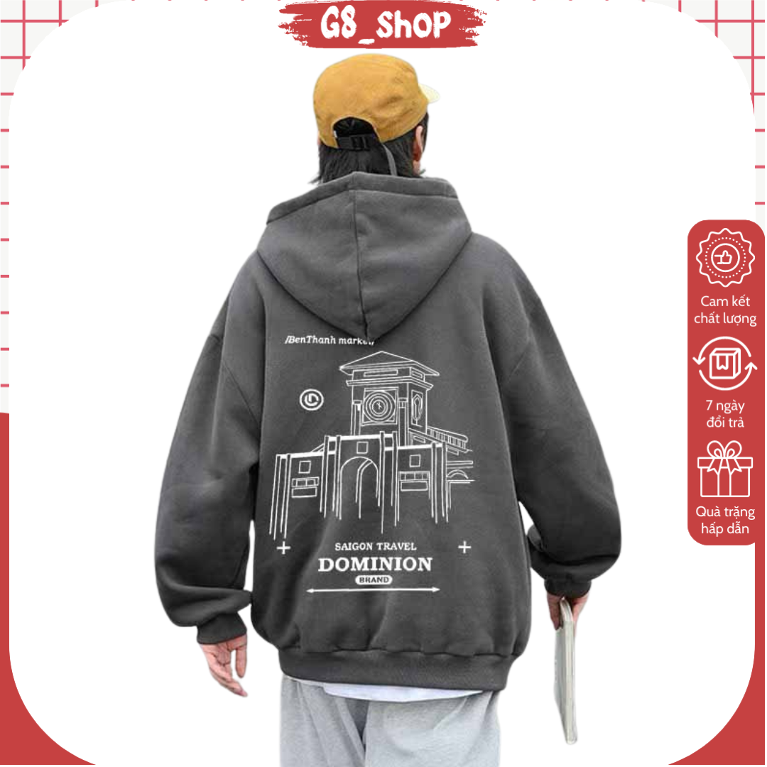 Áo hoodie unisex nam nữ basic cao cấp g8_shop