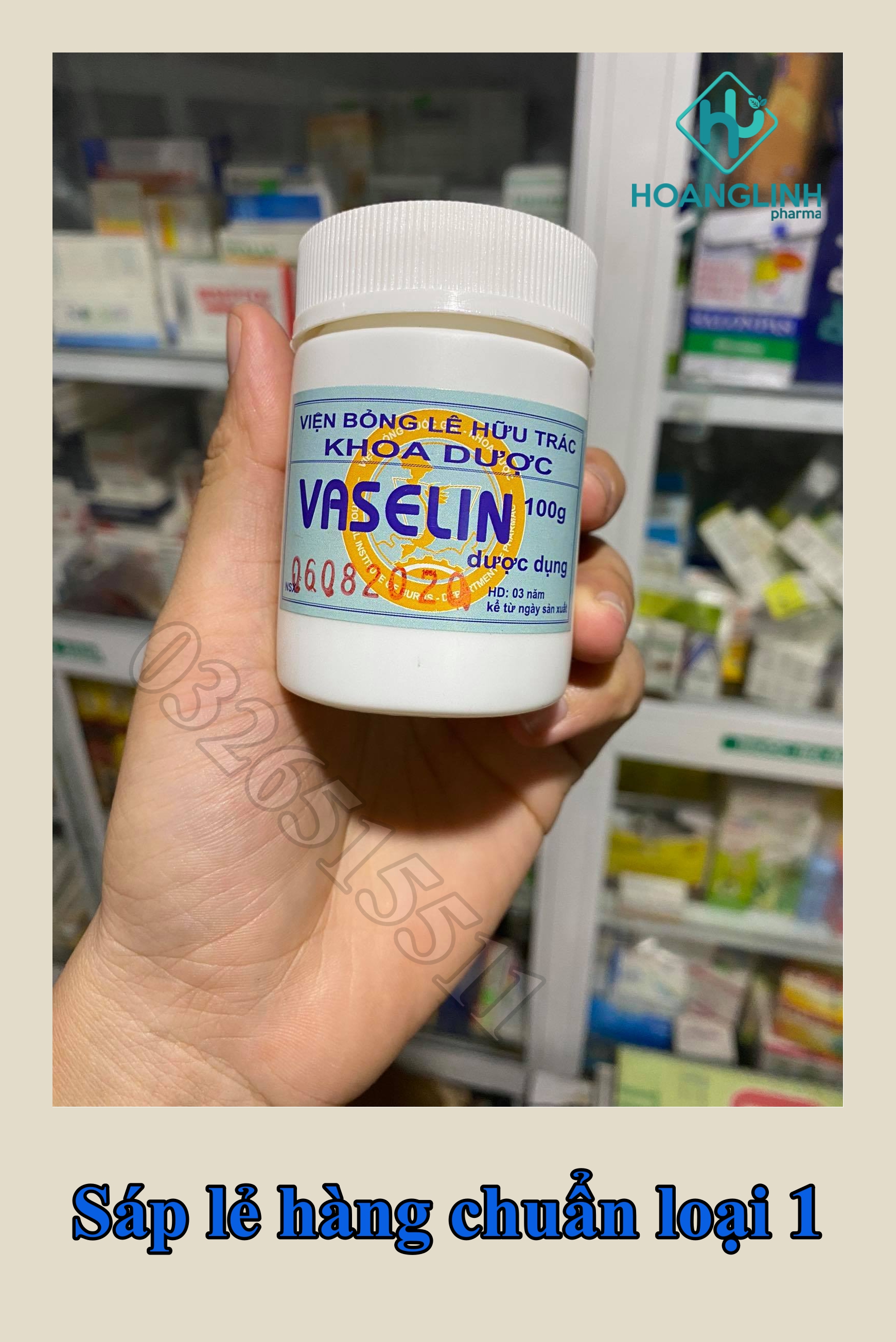 Sáp nẻ Vaseline 100 g Viện Bỏng Quốc Gia