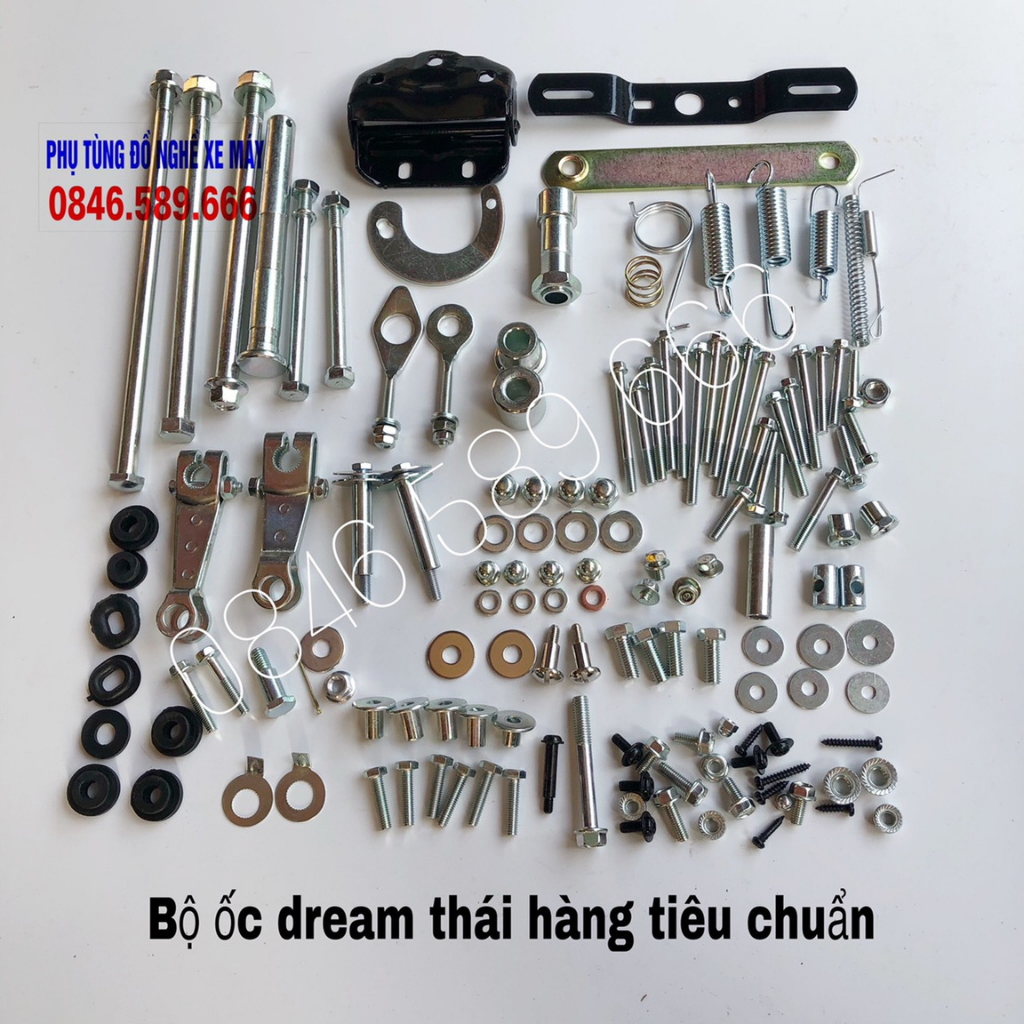 Bộ Ốc Dàn Xe Dream Thái Hàng Tiêu Chuẩn Cao cấp