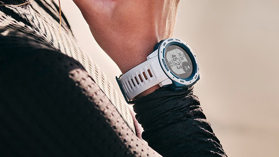 Garmin Instinct Solar GPS Smartwatch - Surf Edition
