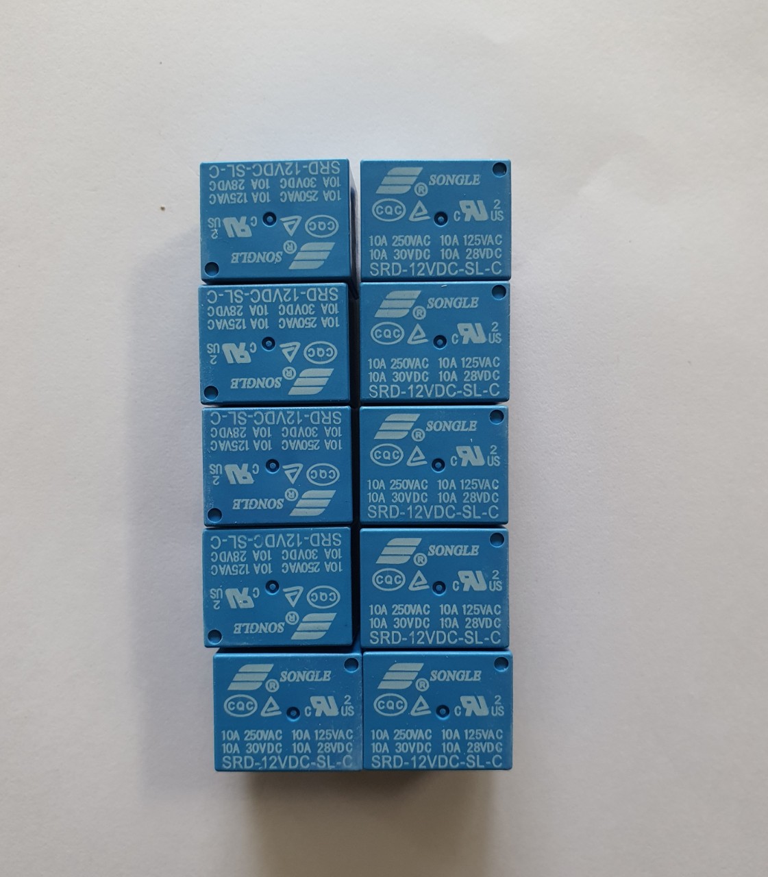 Relay 5 chân 12v - 24v 10a, rơ le 5 chân 10a, hàng songle loại tốt