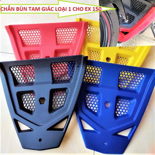 Ốp chắn bùn tam giác trước ex 150 - winner x loại dày đẹp chống rung lắc , dè chắn bùn wineer x - ex 150 , đồ chơi xe máy