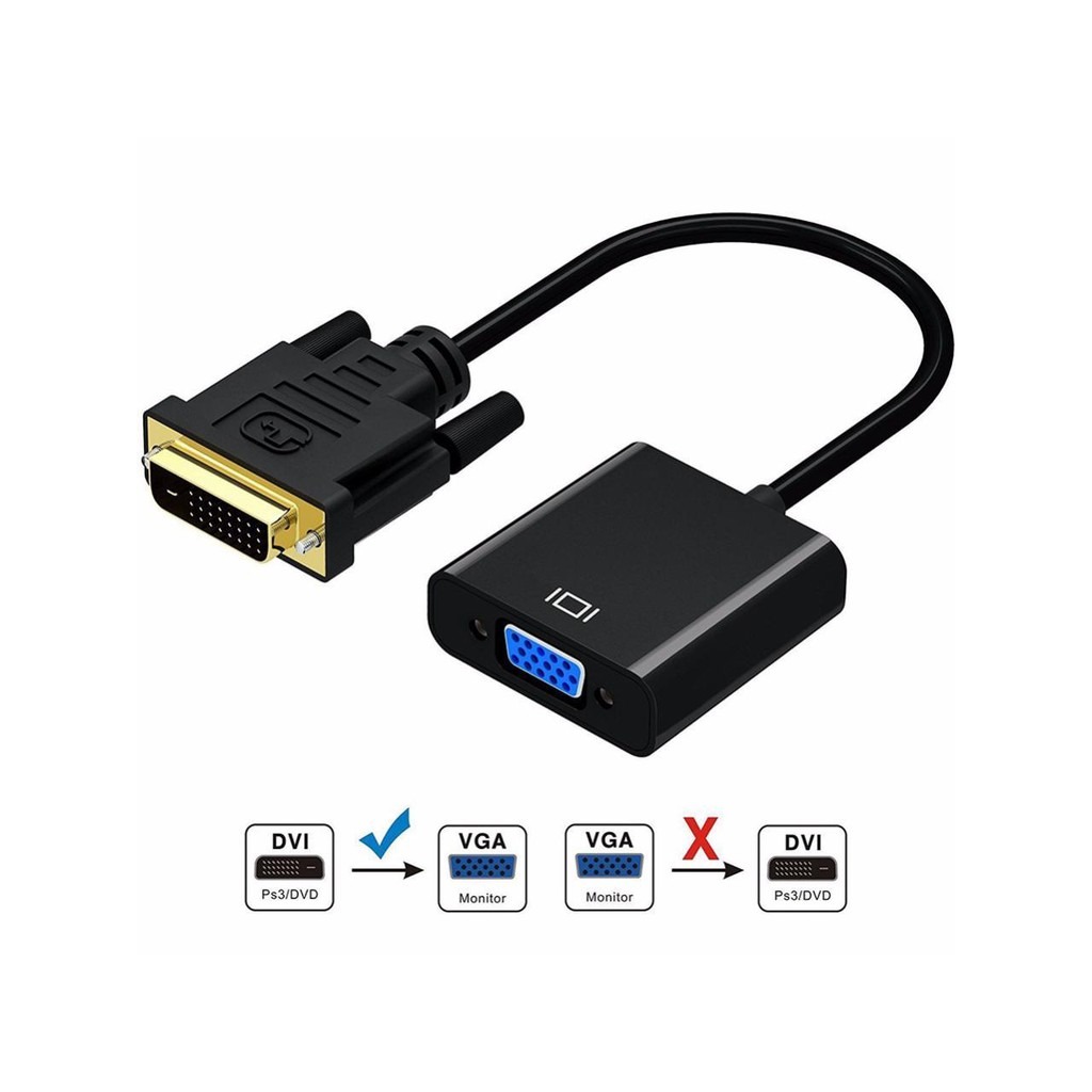 Cáp chuyển đổi DVI sang VGA - DVI To VGA