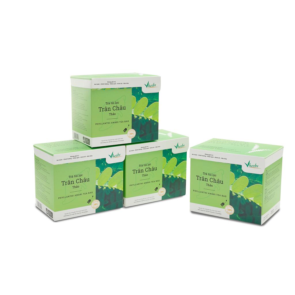 [HCM]Combo 3 Hộp Trà Trân Châu Thảo Vherbs (3 hộp x 16 túi)