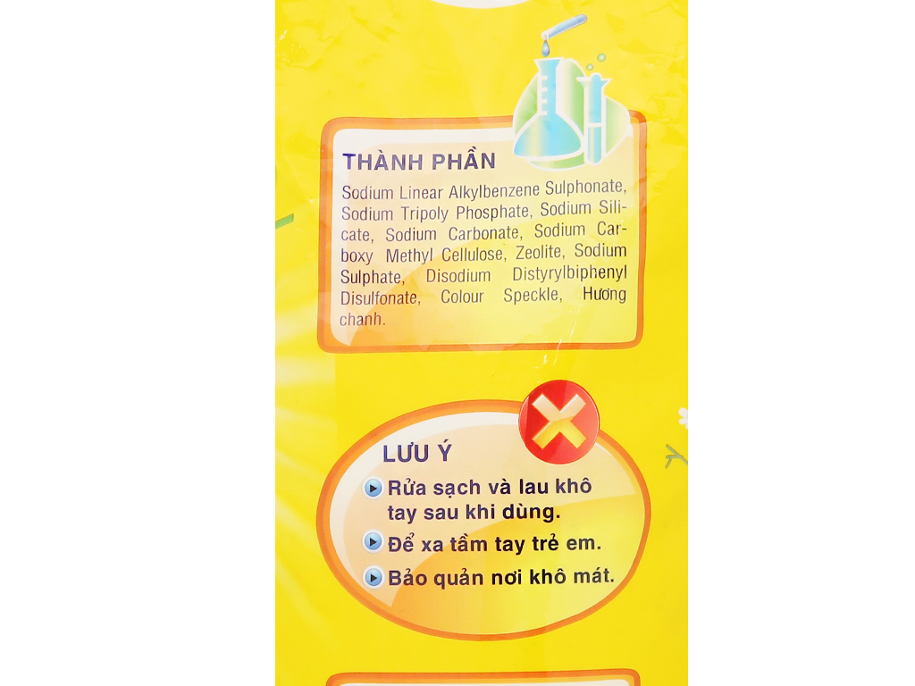 Bột giặt Lix Extra hương CHANH 5.5kg