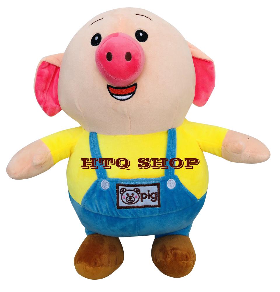 Gấu bông heo mặc yếm - 35cm