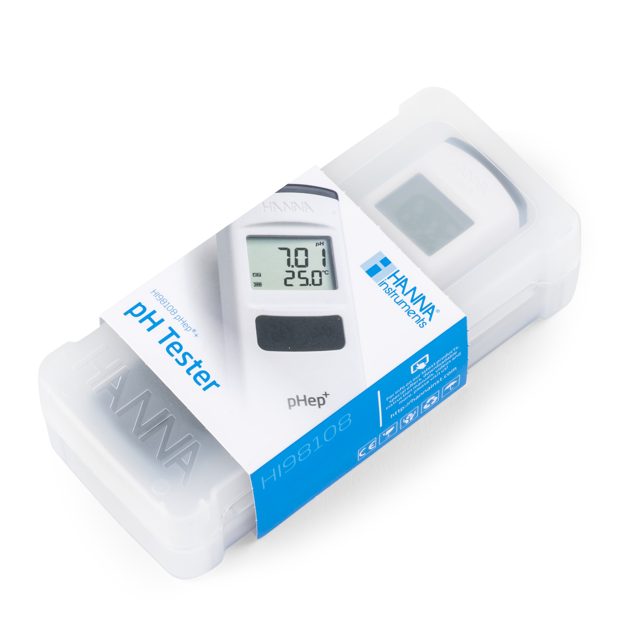 Máy đo PH Hanna Instruments  Đo pH/Nhiệt Độ Với Độ Phân Giải 0.01pH HI98108