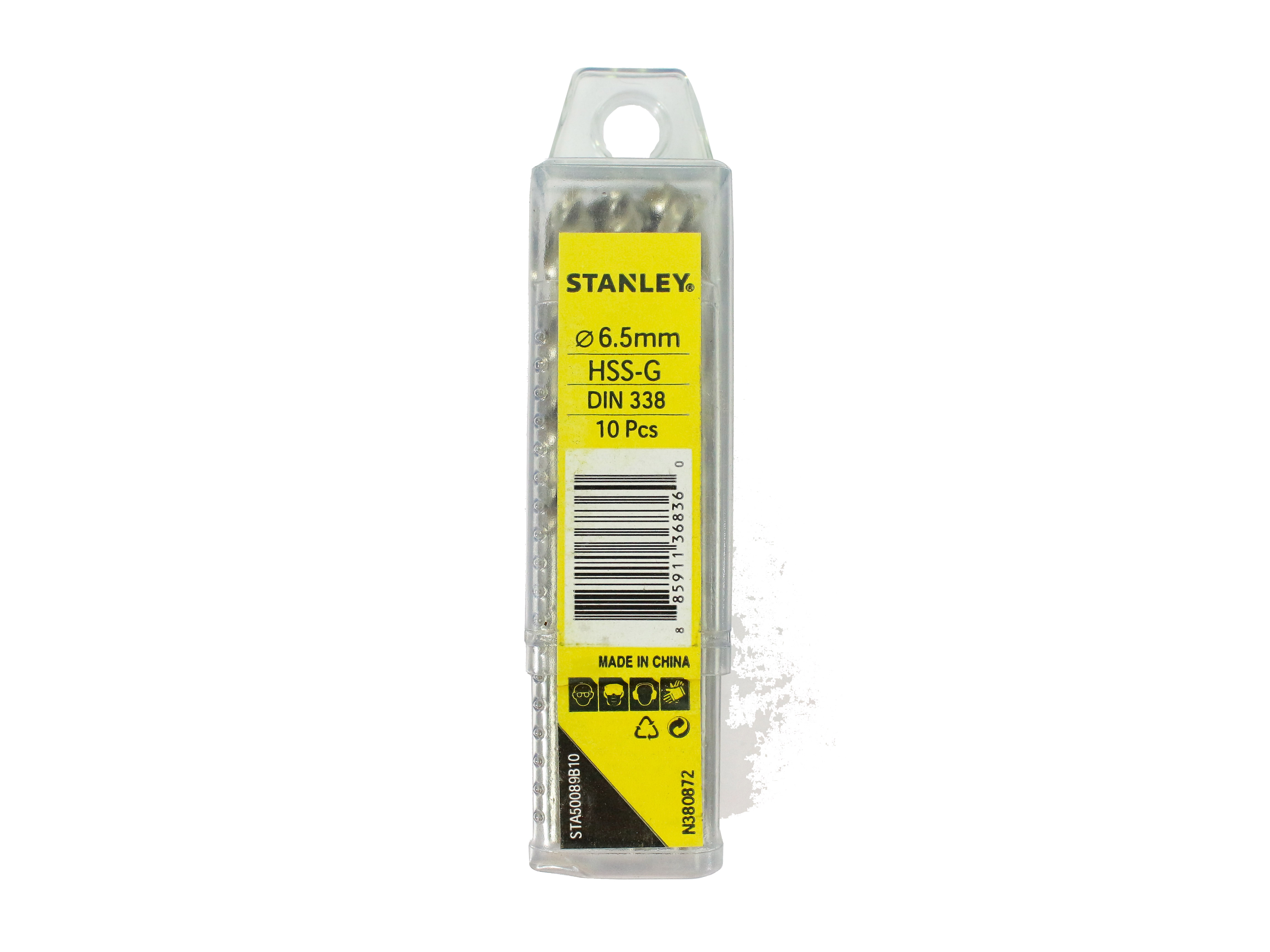 Mũi khoan sắt 6.5MM HSS Stanley STA50089B10