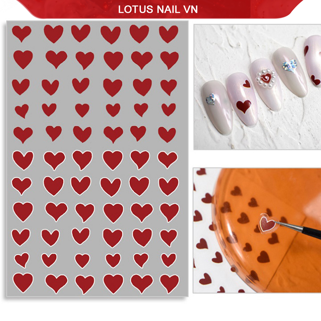 Sticker nail, hình dán móng 3D