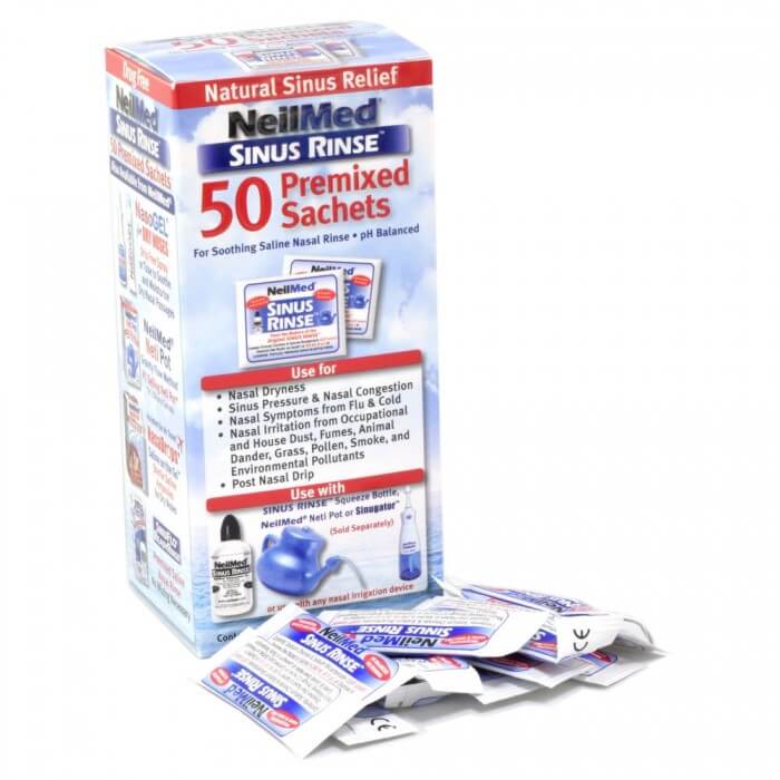 [HCM]BỘT MUỐI RỬA MŨI NEILMED SINUS RINSE (50 gói)