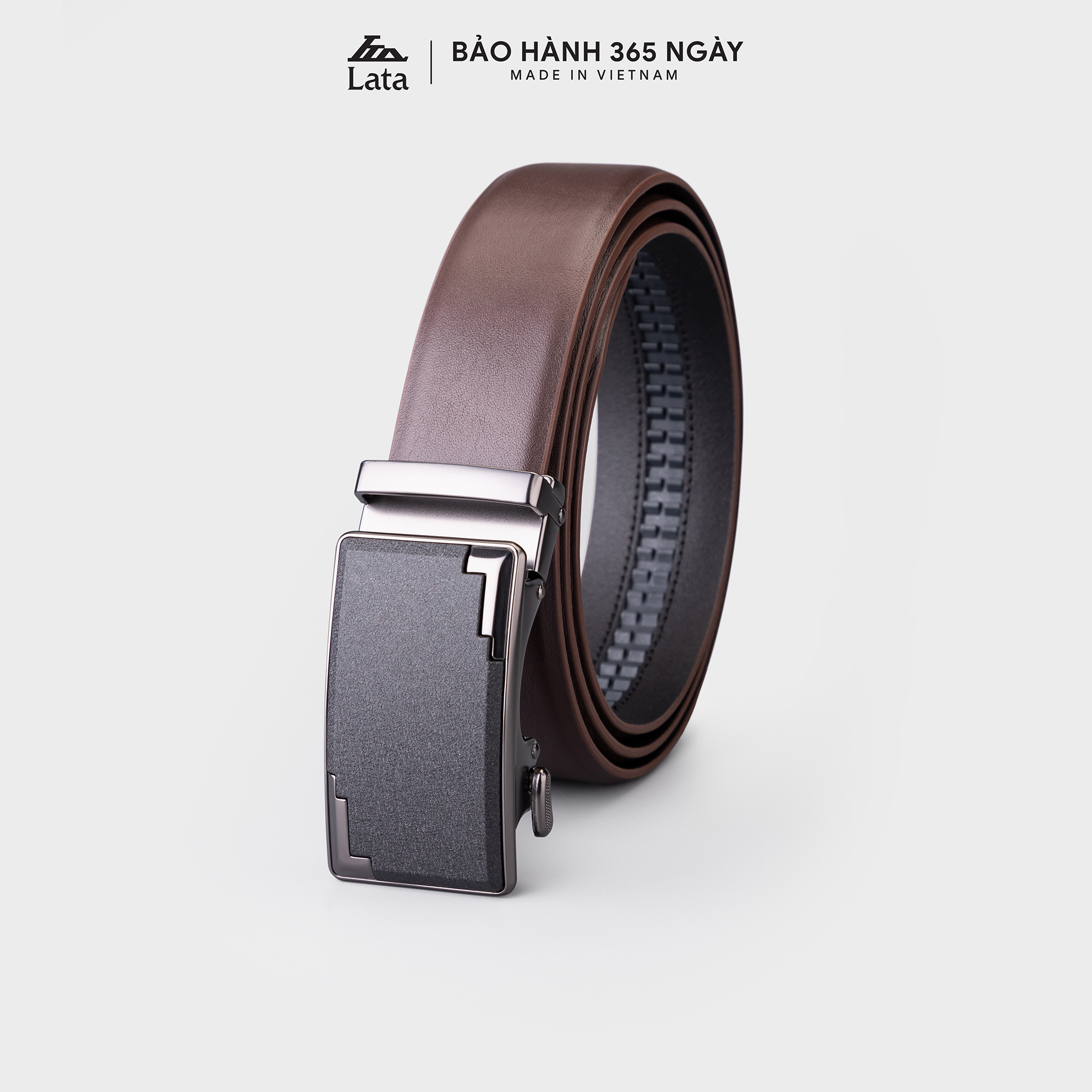 Thắt lưng nam da thật khóa tăng Lata TL339