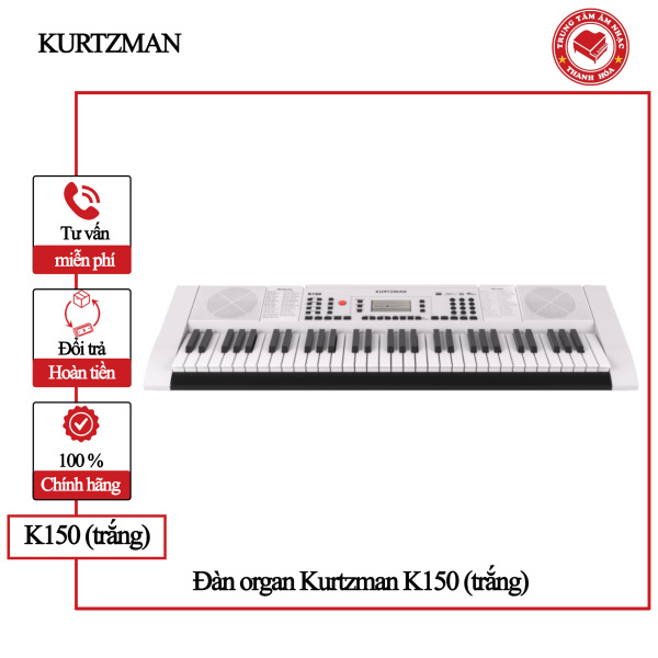 Đàn Organ Kurtzman K150 - Keyboard Kurtzman K150  - Hàng chính hãng
