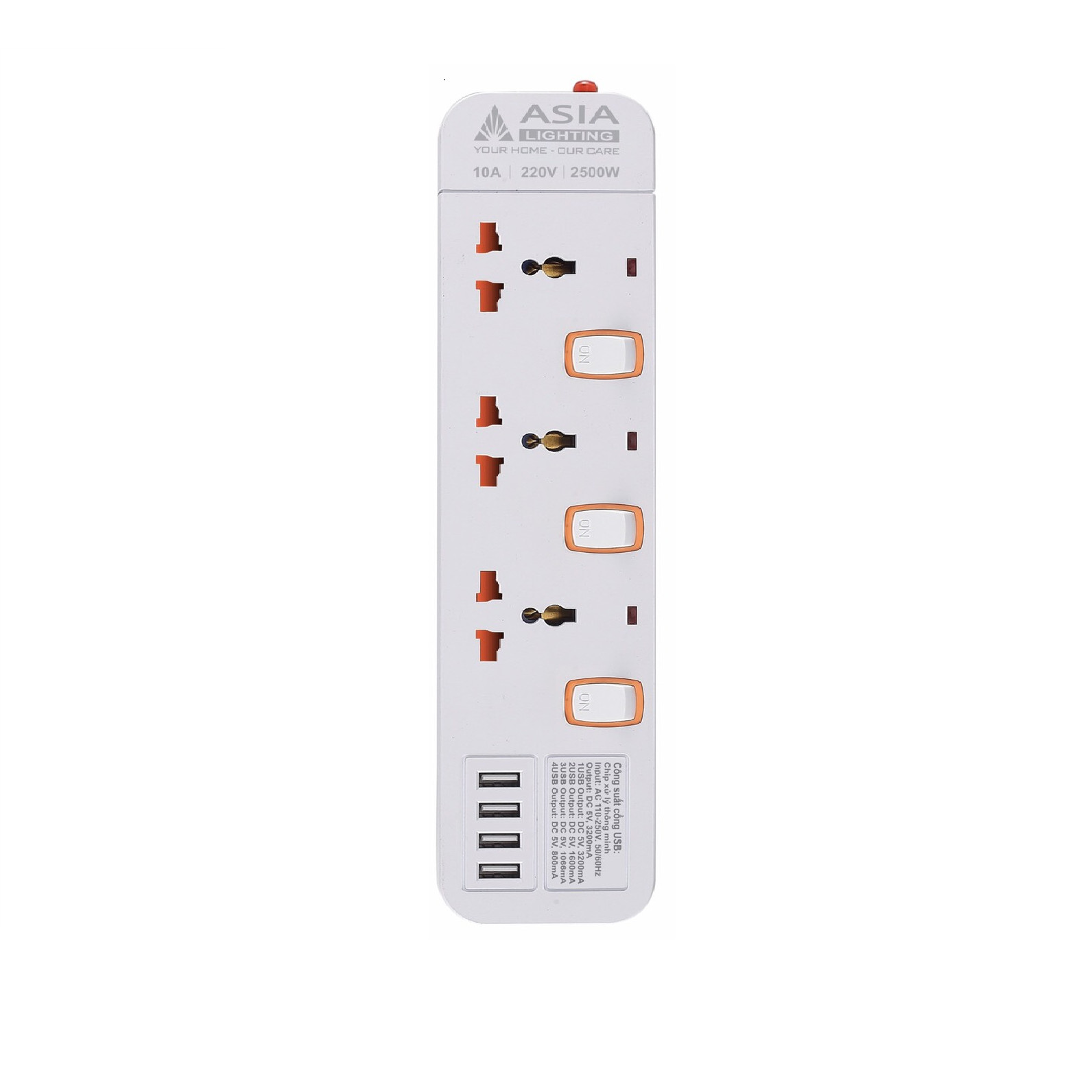 Ổ CẮM ĐA NĂNG LIỀN DÂY ASIA CAO CẤP