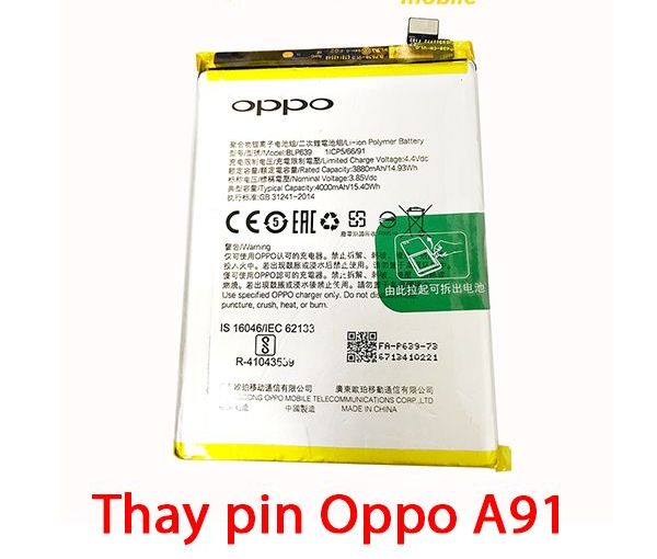 Pin Oppo A91 BLP765