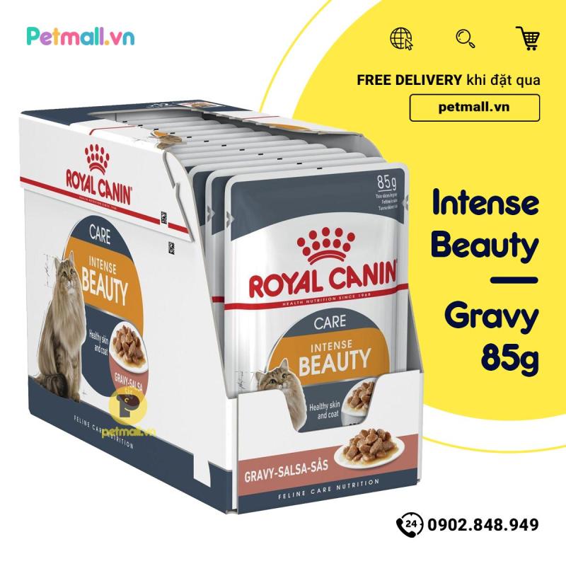 Pate mèo Royal Canin Beauty Gravy 85g - Hộp 12 gói