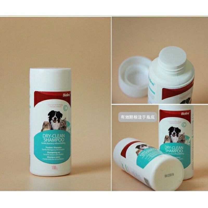 Bột Tắm Khô Chó Mèo Bioline